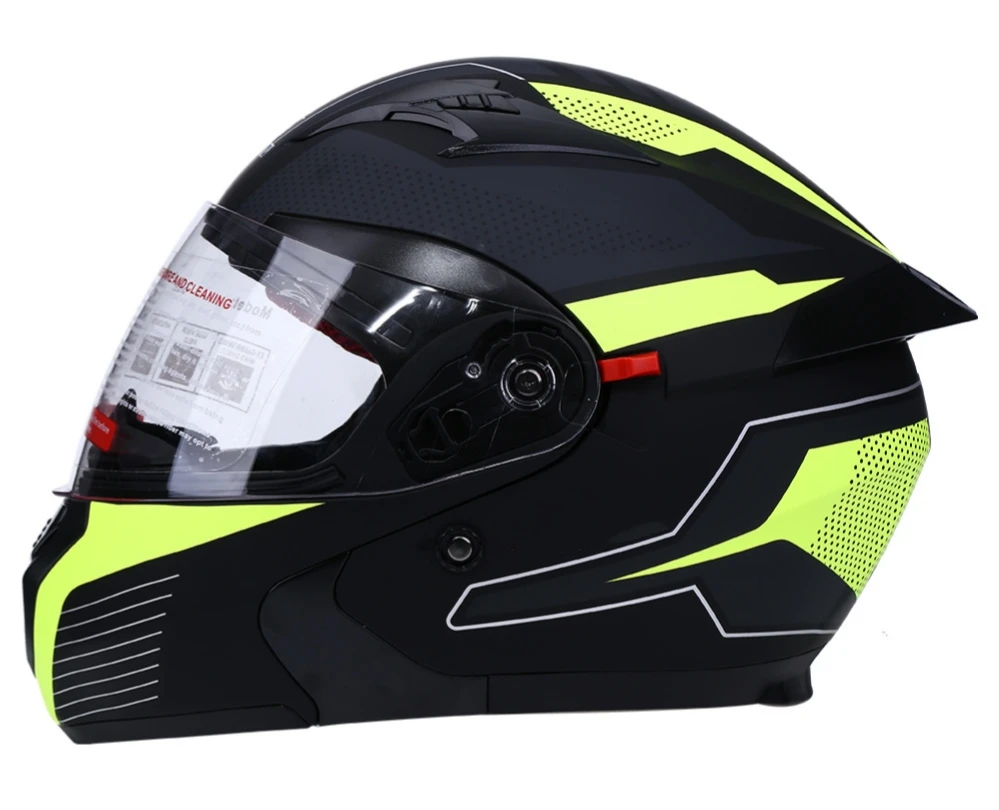 

STLFFlip up Helmet Modular Helmet DOT Standard Customized Color Double Visor Small Spoiler Customization and Wholesale Factory