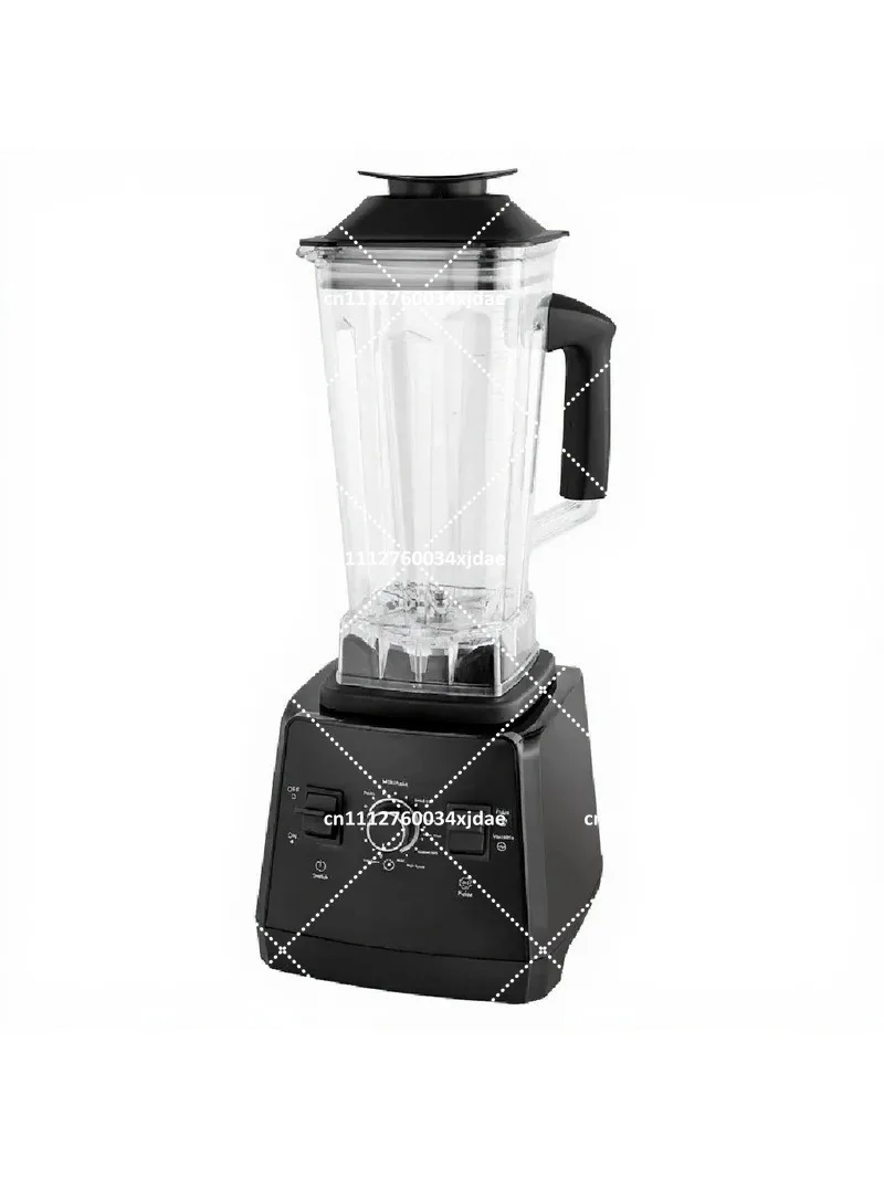 Commercial Smoothie Blender 110V, Ice Crusher & Juicer for Home and Milk Tea Shop, Soy Milk Maker
