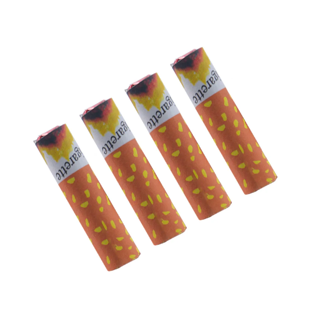4Pcs Simulation Cigarette Realistic Puff Style for April Fools Day Halloween Party Cosplay Costume Gag Prop Novelty Accessory