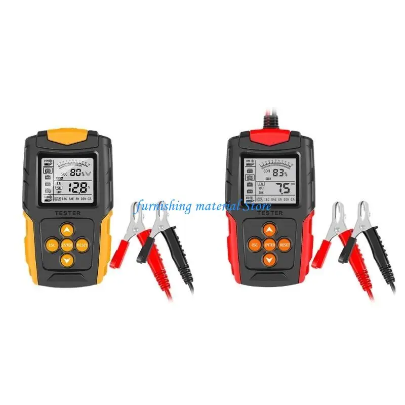 

Y5GD Car Battery Detector 12V 24V LCD Digital Battery Charging Tester Power Detection
