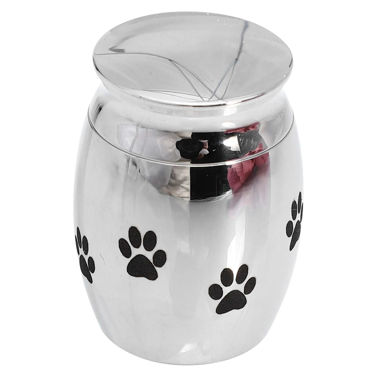 

1pc Urn Stainless Steel Ashes Box Lightweight Portable Durable Corrosion Resistance Pet Ash Jar Cremation Tank Animal Urn Memory