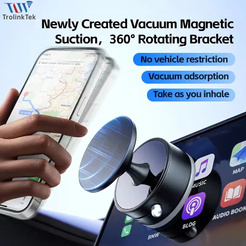 

Car Phone Magnetic Stand Magnetic Phone Holder 360° Rotate Design Magnetic Adsorption Bracket Navigation Universal Holder