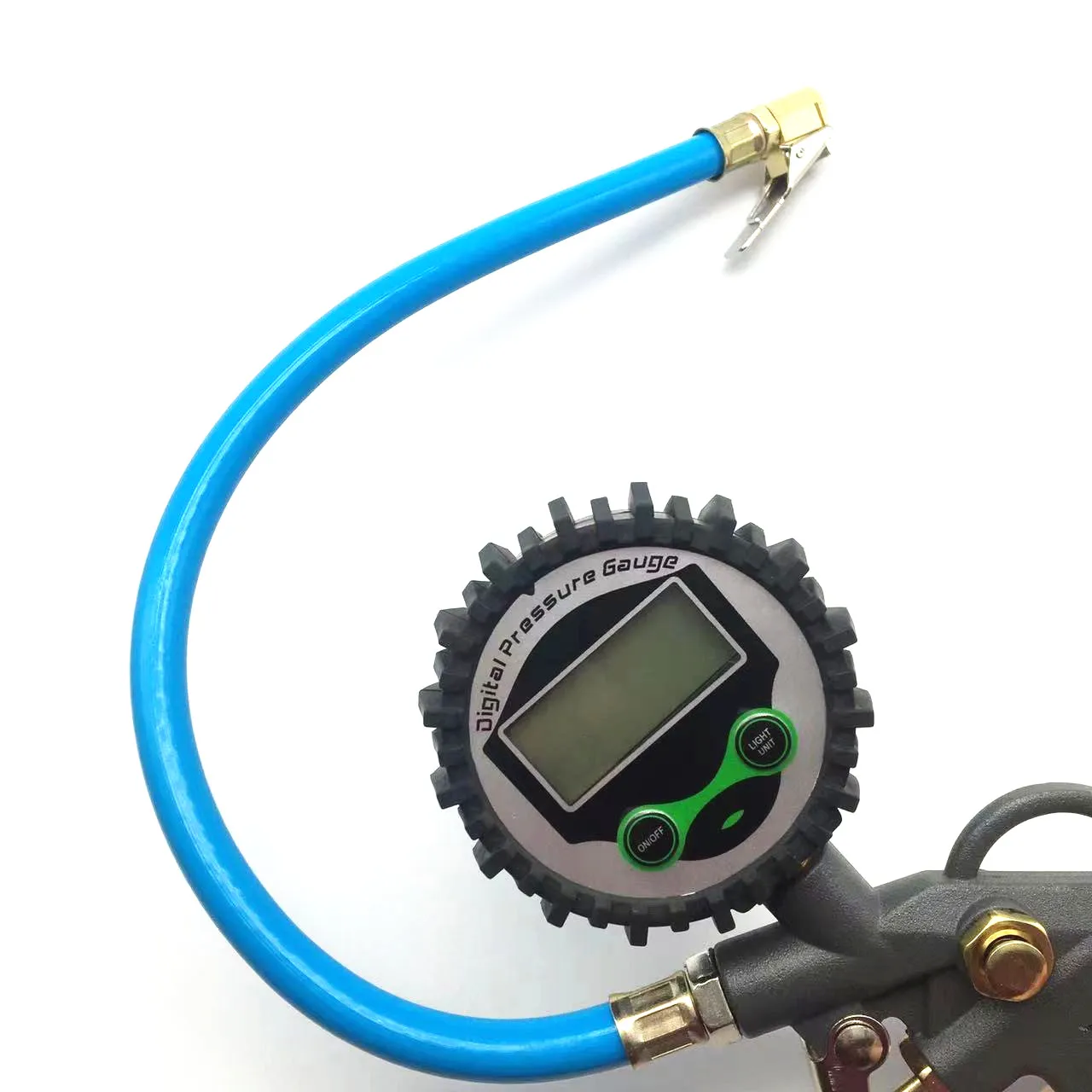 new digital High precision tire pressure gauge with inflatable head car tire pressure monitor count obviously add air pump gun