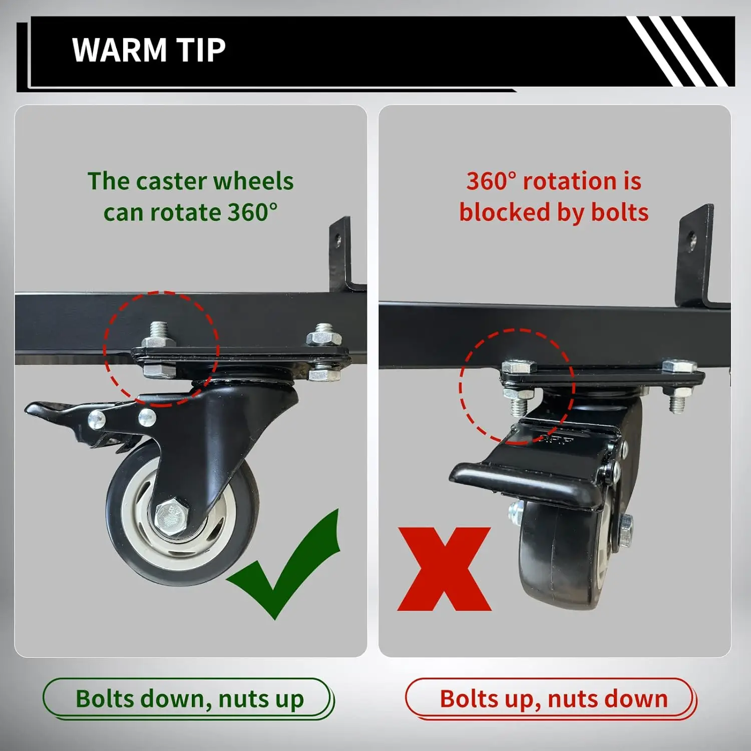 Folding Table and Chair Cart,Two Tier Folding Chair and Table Storage Rack with 800LBS Capacity for 84 Folding Chairs Heavy Meta