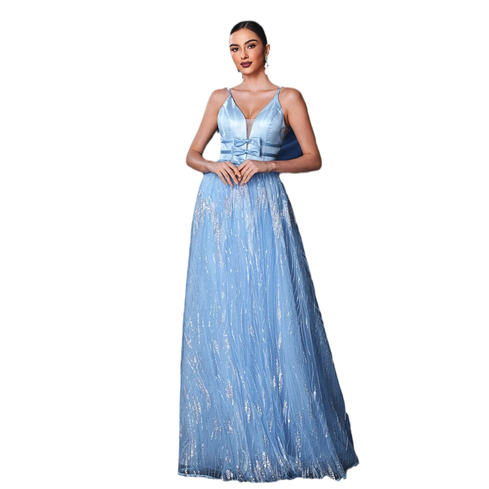 

Длинная высококачественная вечерняя юбка Dr Maid of Dr Par, большие качели, трансграничная полиэфирная ткань