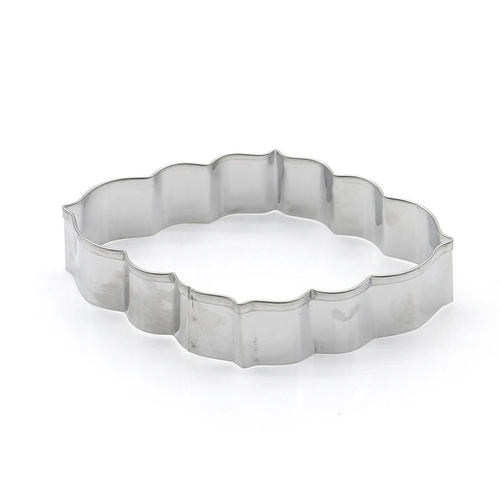 

6Pcs Stainless Steel Wedding Cookie Cutters Biscuit Fondant Cake Mold DIY Baking Mold for Home Dessert Fun Cookie Cutters