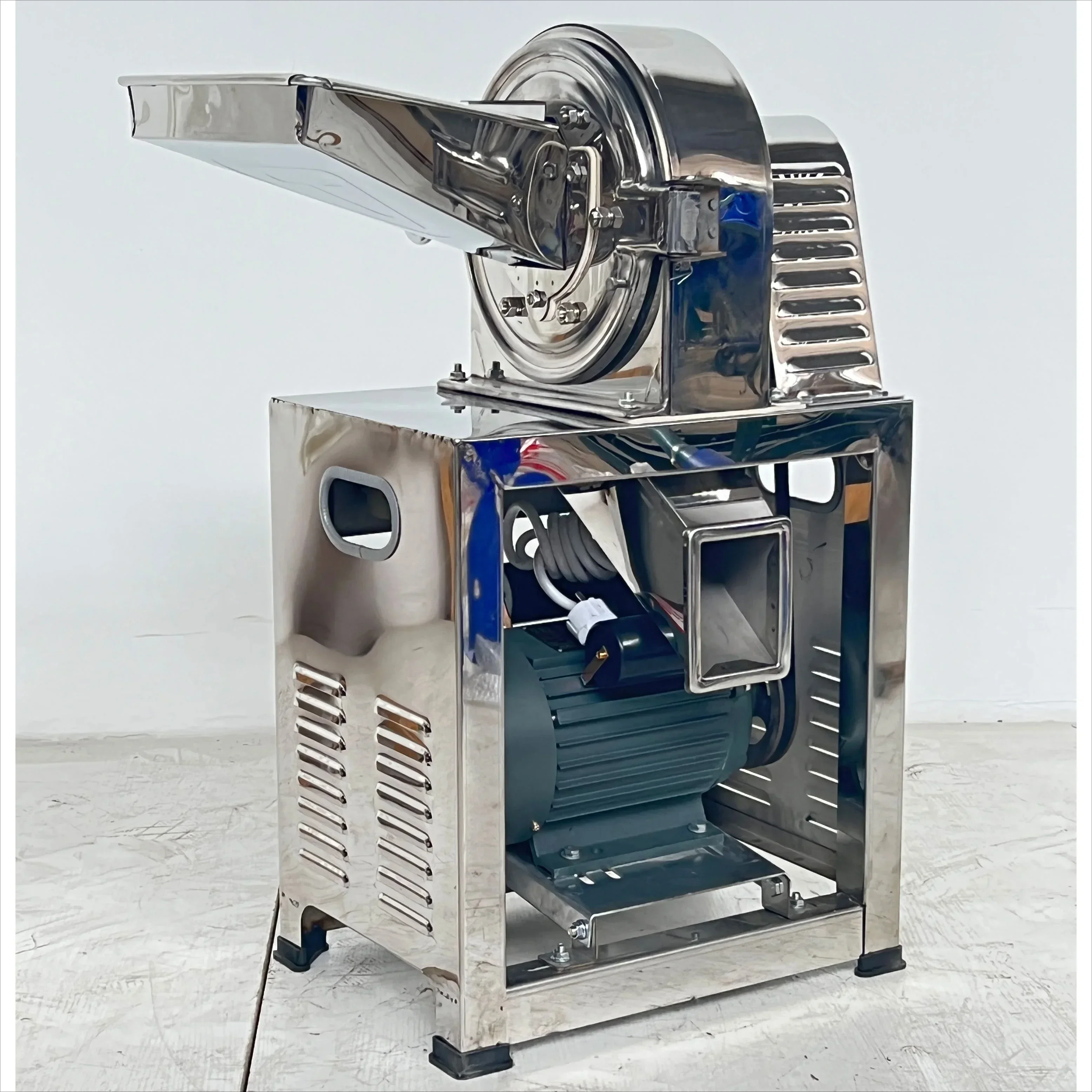 

Hot sales Food Grade Full Stainless Steel Flour Mill & Pulverizer BB-F2023S Electric Flour Mill