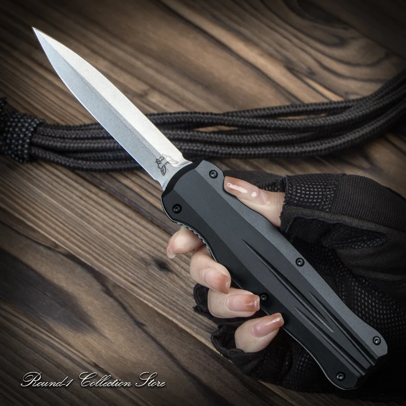 

BM The Infidel OTF D2 Pocket Knife Survival Material Military Tactical Pocketknives Combat Self Defense Knife EDC B3