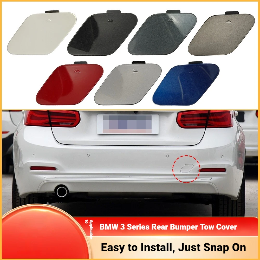For BMW 3 Series Rear Bar Trailer Cover F30 Rear Traction Hook Hole Cover Edition 51127384417 16-19
