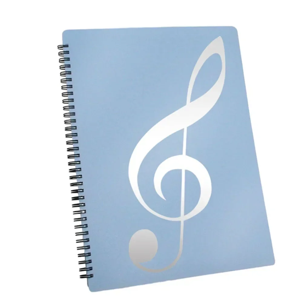 40 Pages Flexible High Quality Manuscript Music Stave Notebook Page Turning Paper Sheet Staff 100 Pages A4 ABS