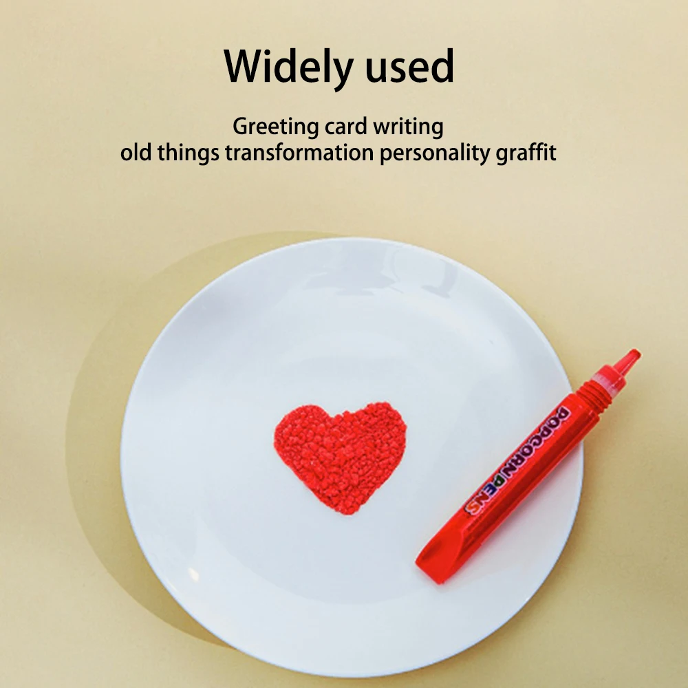 3d Printing Pen Graffiti Popcorn Pen Expansion Effect Birthday Card Child Pencils And Writing Instruments Handmade Bubble Pen