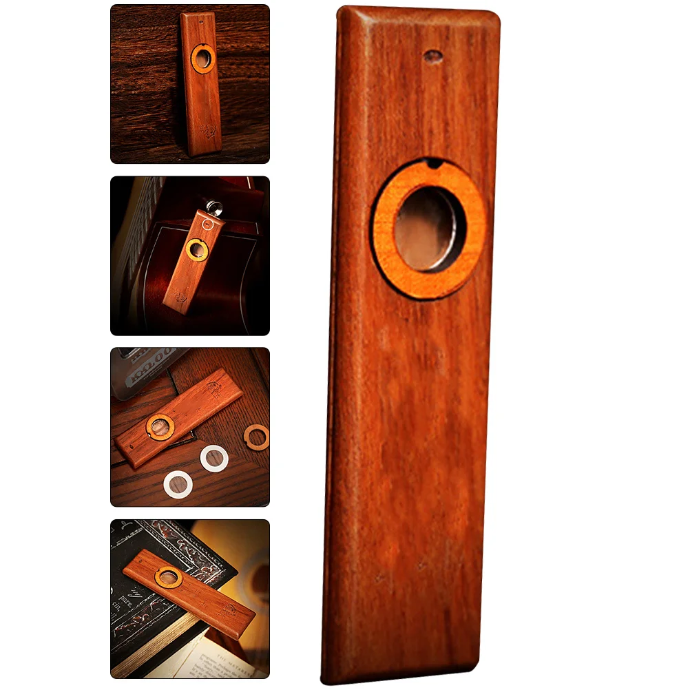 

Wooden Kazoo Vintage Durable Musical Instrument Guitar Ukulele Partner Outdoor Kazoo Kids Musical Instruments