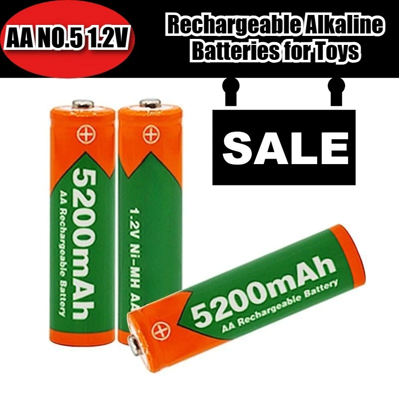 

Industrial-grade AA NO.5 1.2V Rechargeable Alkaline Batteries for Toys