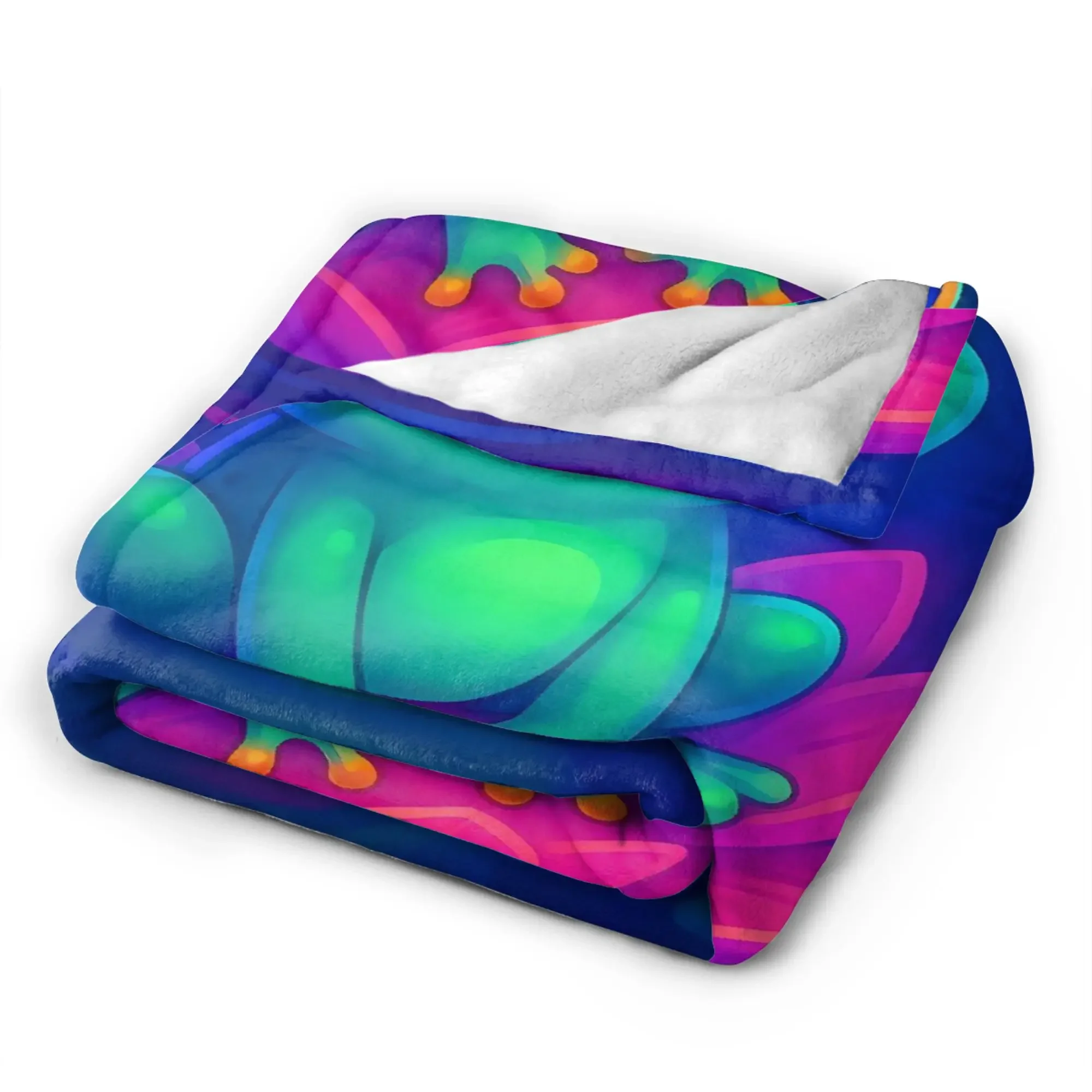 Neon Frog Prince Blanket Quality Soft Warm  Throw Blanket Winter Picnic Bedroom Novelty Bedspread