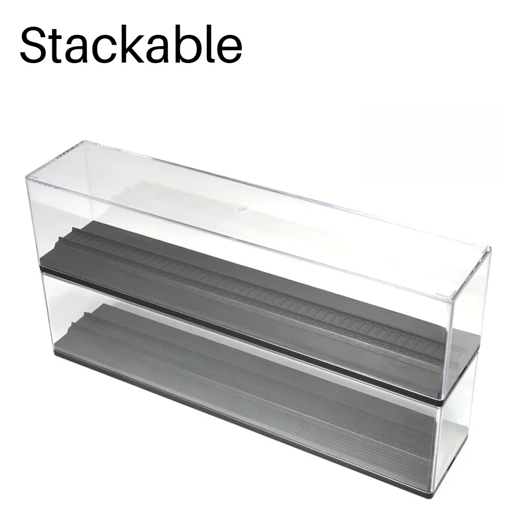 ChangMing N Type 1/150-160 Train Model Display Case Stackable Collectible Train Accessory and Decoration for Model Sets