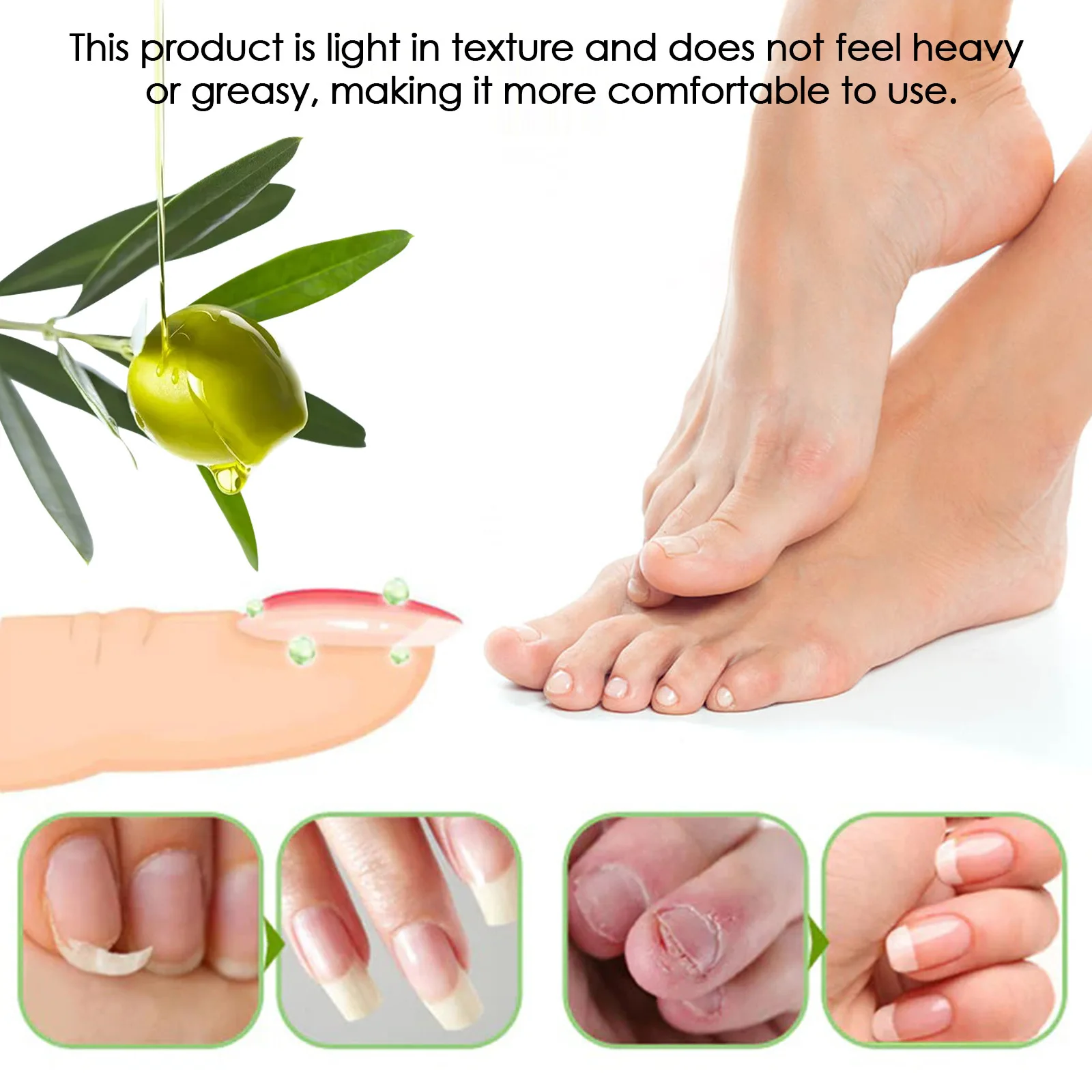 オーシャンレモンフラワーキューティクルオイルペン、爪の修復、柔らかい爪、保湿とスムージング、増粘