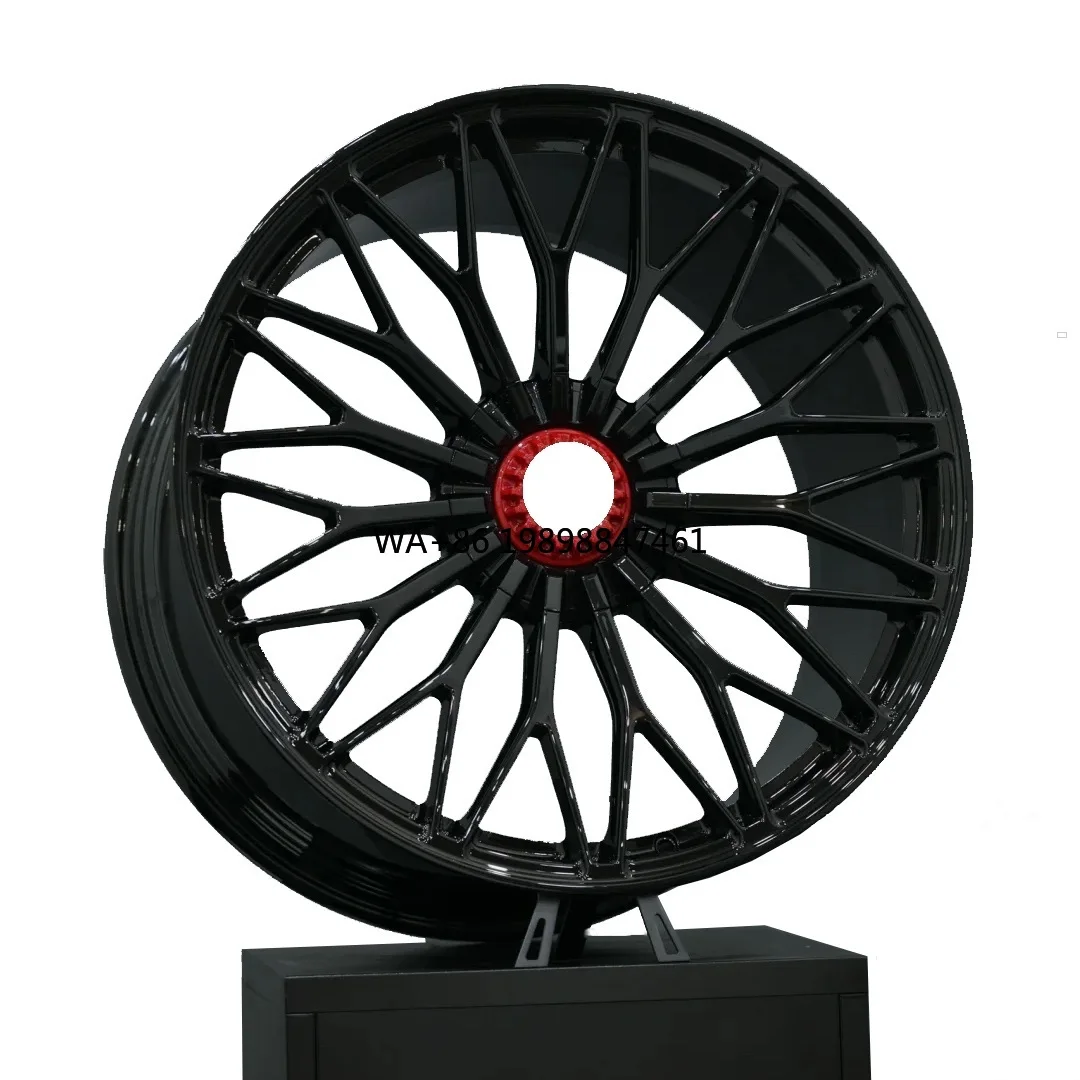 

Lightweight Custom Alloy Forged 18 19 20 22 24 Inch Monoblock Black Multi Spoke Passenger Car Wheels for F30 E90 E60 370z 350z