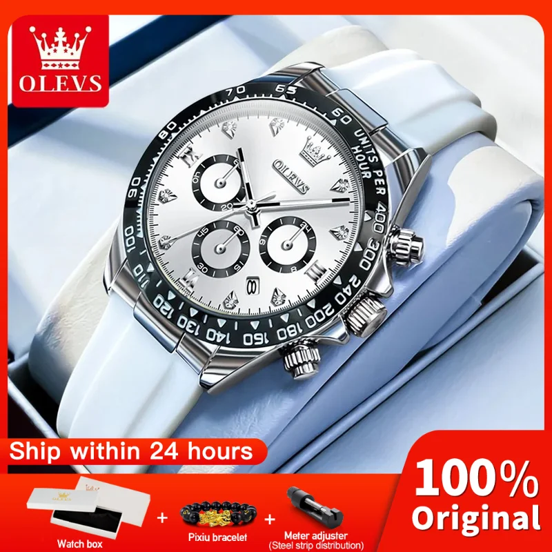 

OLEVS 5618, женские часы, модные оригинальные кварцевые часы, водостойкий светящийся хронограф, спортивные часы с датой для женщин с коробкой