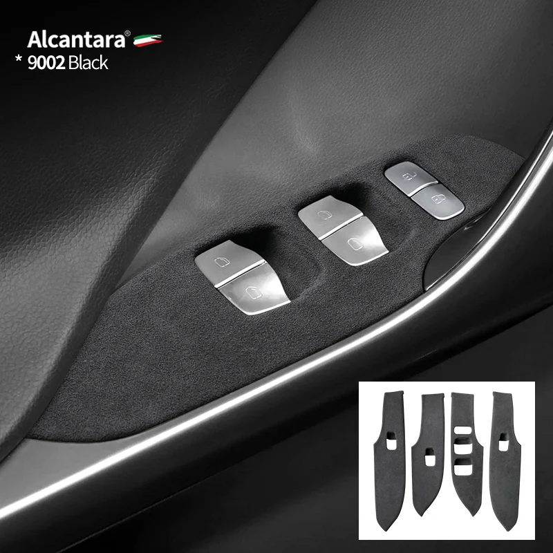 Italië Super Suède Interieurbekleding Turn Bontuitrusting Armsteun Accessoires Voor Mercedes Benz Smart Fortwo 1 Brazus 1 Benz Smart 2022 2023