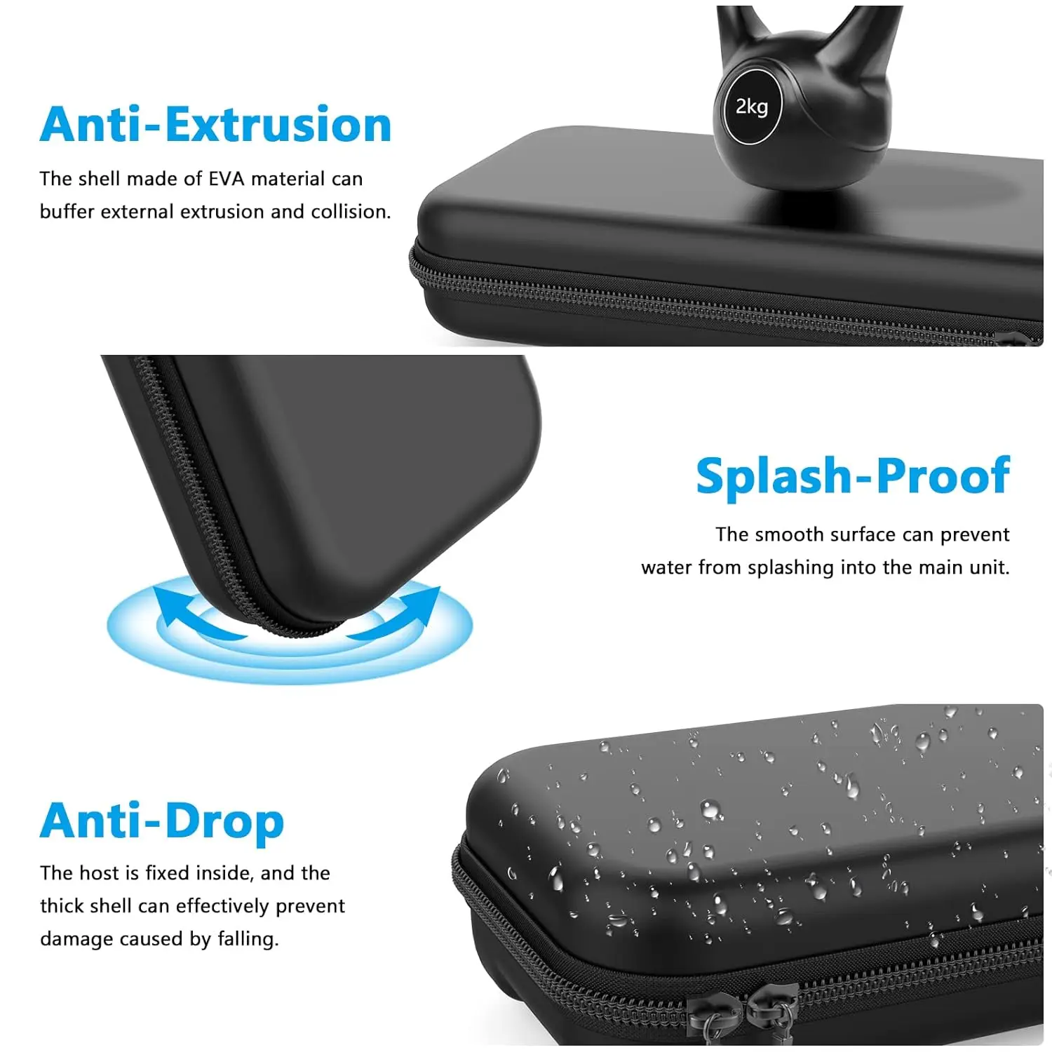 Carrying Bag For Switch OLED Case Compatible with NS, Switch/Switch OLED Carry Clutch Bag with More Space for NS and OLED image 5