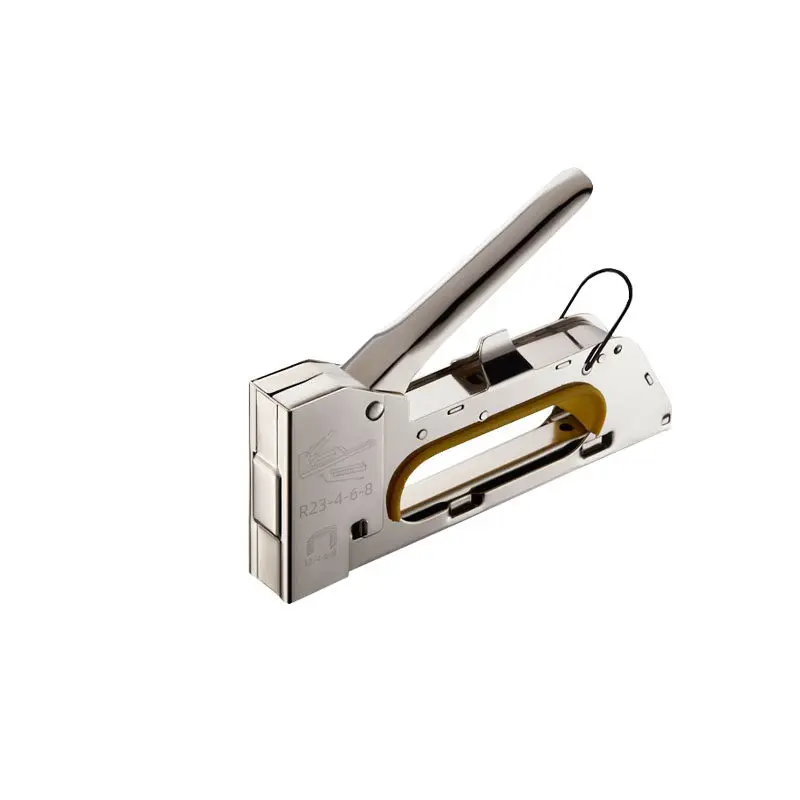 Lightweight Manual U-Type Staple Gun 1008F, Portable for 10mm U-Nails, Hand Nailer for Woodworking Gardening Wiring