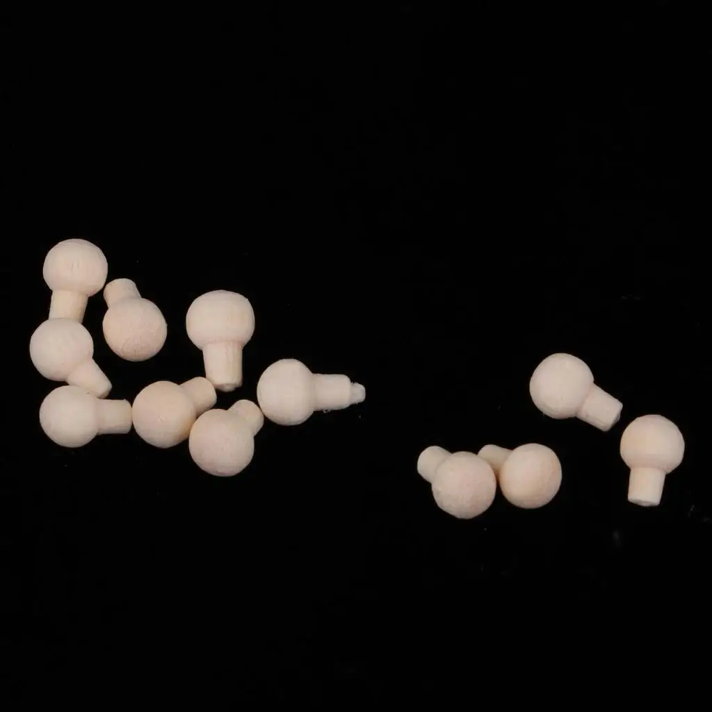 12 Stück 1/12 Miniatur-Puppenhaus, Vintage-Hardware, Holztür, Schubladengriffe, Puppenhaus, Möbelzubehör