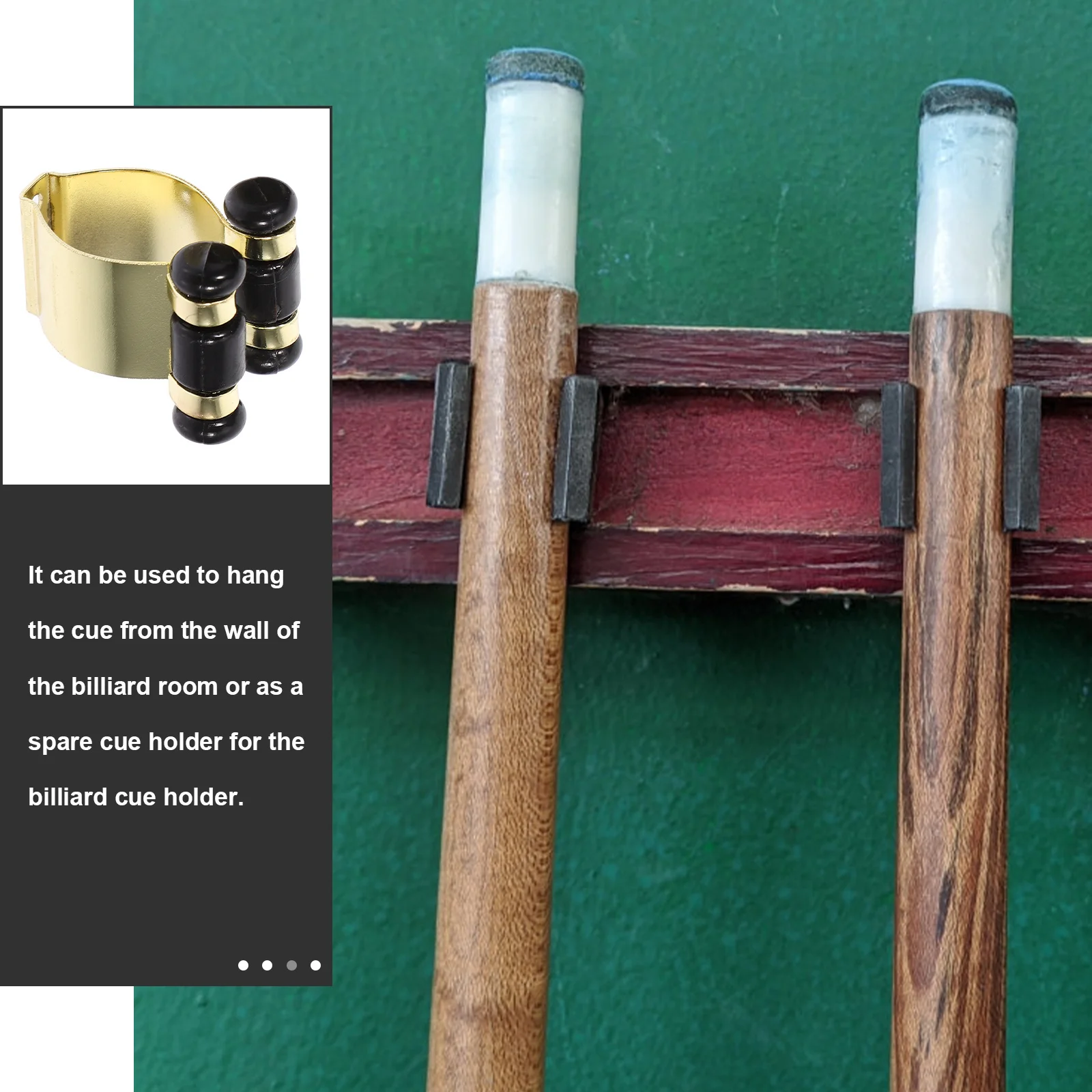 

2Pcs Wall Pole Clamp Fishing Rod Holder Simple Appearance Style Thoughtful Gift Fishing Rod Holders Wall Pole Holder