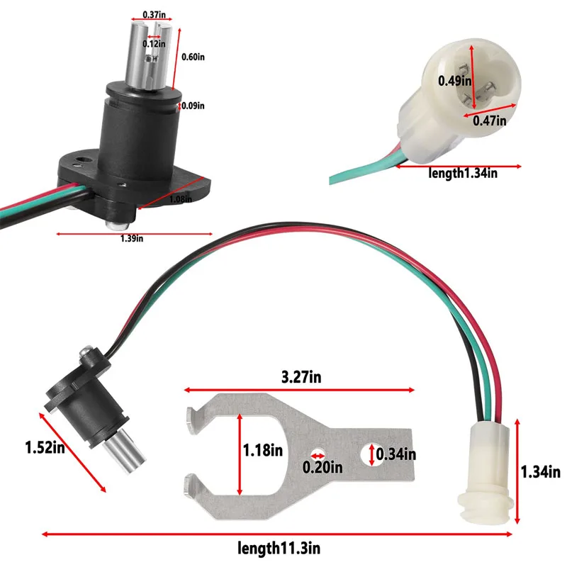 Tilt Trim Sender Sensor Kit Potentiometer Fit for Volvo Penta SternDrives: AD/DP/SX/EF/by/LK/KAD/TAMD Replaces 22314183 873531