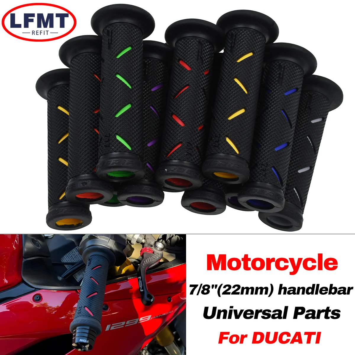 22MM Handlebar Grip Gel Brake Handle For 7/8