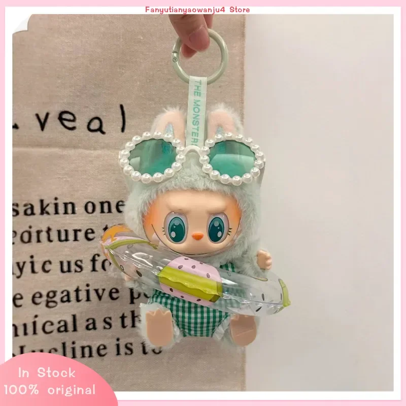 Labubu Ropa accesorios para Ropa Ropa 10cm muñeca de algodón Bjd traje de baño gafas playa buceo tabla de surf bolsa de paja paños