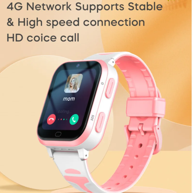 Voor Xiaomi 4G Wifi Kinderen Smartwatch 700Mah Batterij Video Call Sos Gps + Lbs Location Tracker Sim Card Horloge Kind Boy Girl