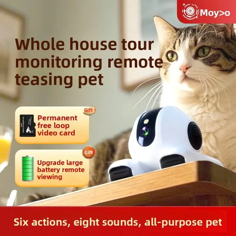Indoor Mobile Robot Camera for Cat/Dog Monitoring Smart Plastic Remote Control with Foreign Mobile Phone Order with One Click
