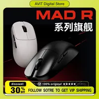 VXE MAD R Major 8k Gaming Mouse Ultra Lightweight Ergonomic Dual-Mode Wireless E-sports Gamer Mouse Paw3395 Office Accessories