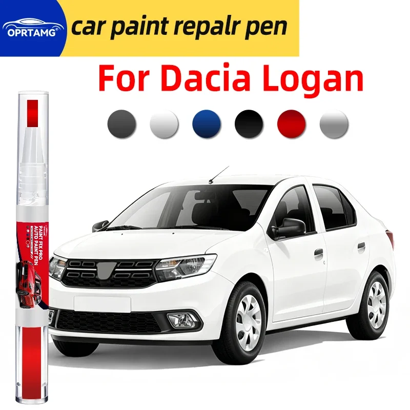 Caneta para retoque de pintura de carro, para dacia logan, reparo de arranhões na pintura, acessórios para reparo de carroceria, ferramentas de pintur