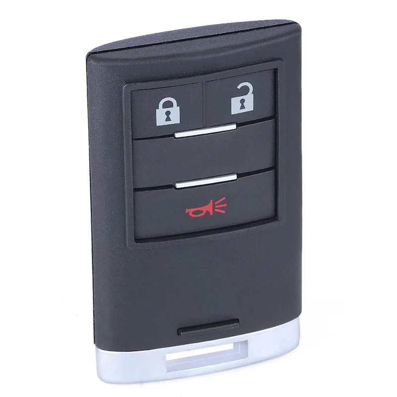 Etui KEYECU 2+1 3 przyciski do Cadillac SRX 2010 2011 2012 2013 2014 2015 2016 Auto Smart Remote Key Shell Cover Fob NBG 009768 T