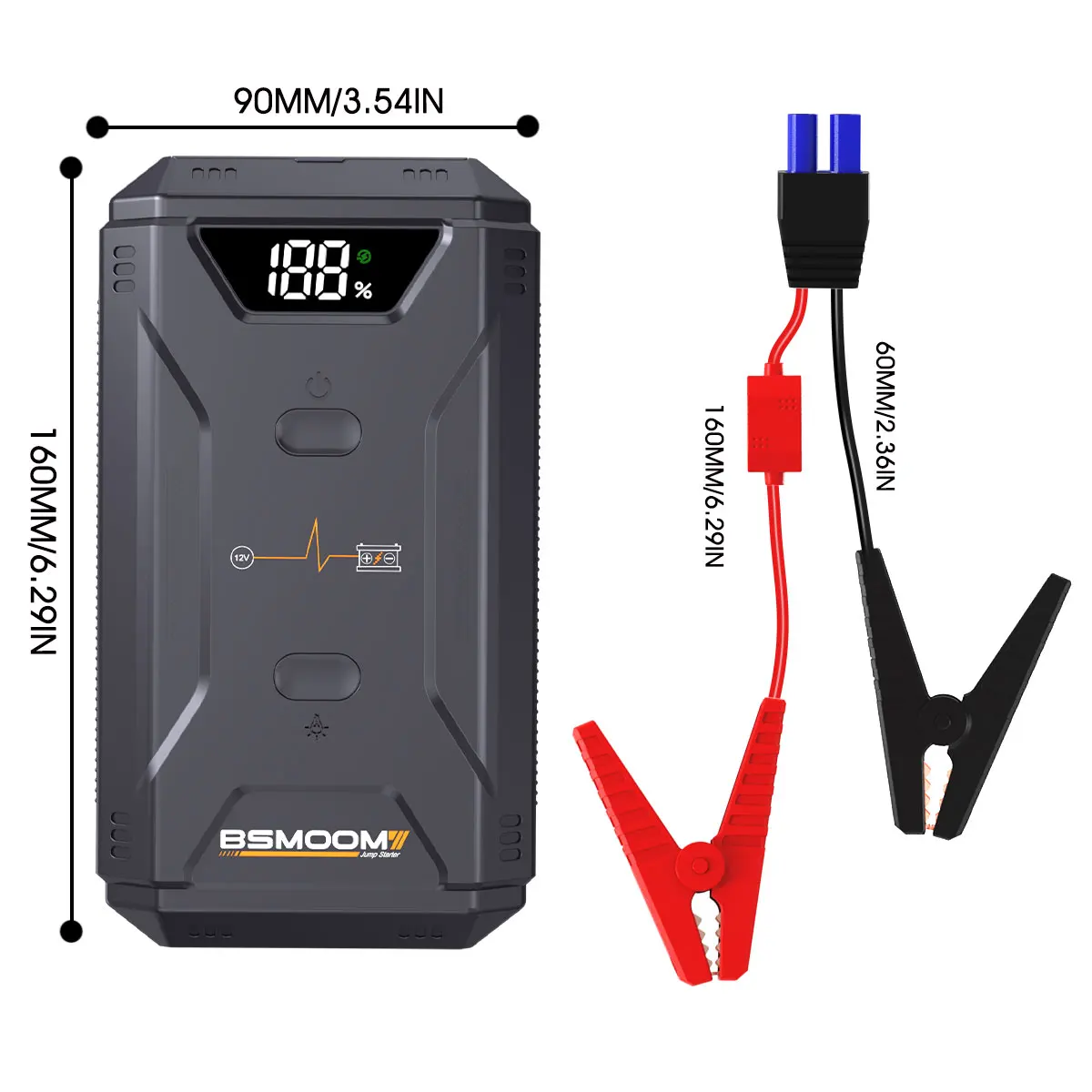 BRPOM Auto-Notstartgerät 4000A Autobatterie-Powerbank Autobatterie-Booster-Ladegerät Externe Batterie – Detail 9