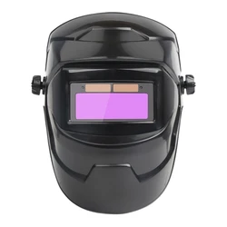 Soldering Mask Auto Darkening Solar Power Welding Mask Automatic Variable Light Large View Welding Helmet for Arc Weld Grind Cut