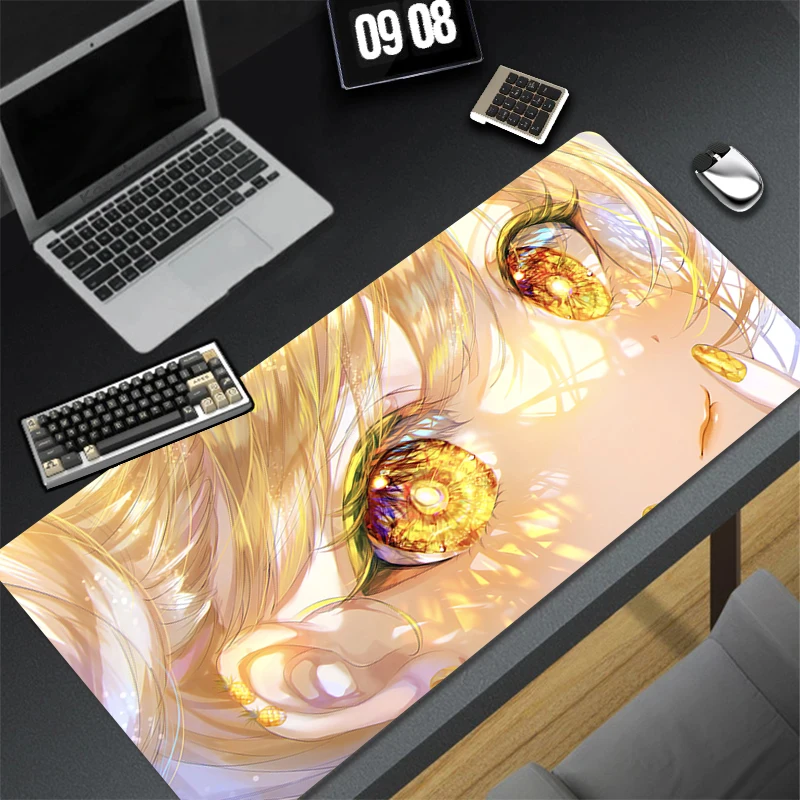 

Mouse Pad Non-slip Gaming Crystal Eyes Pattern Mousepad Gamer E-Sports Anime Mouse Mat PC Game Mechanical Keyboard Pad Desk Mat