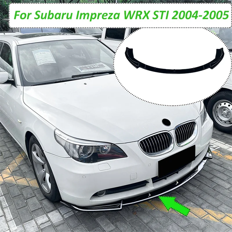 

Car Front Lower Bumper Spoiler Chin Lip Splitter Diffuser Deflector Guard Cover 2004 - 2007 For BMW 5 series E60 E61 2005 2006