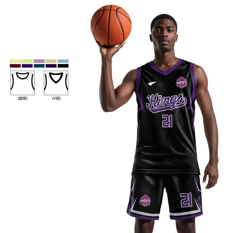 Men's Customized Jersey Student Competition Team Clothing Sportswear Breathable Basketball Suit