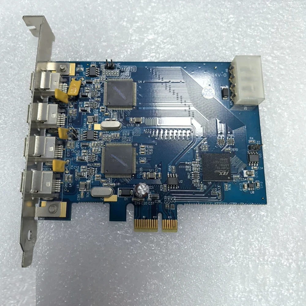 IOIFWX2-PCIE10 REV1.1 1394A 카드 FWX2-PCIE10-4 획득 카드