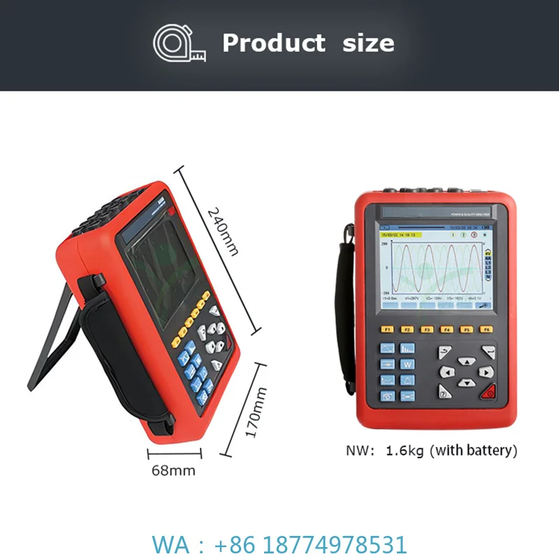 Handheld Portable Multichannel Working Condition Observation Panel Multifunctional Field Data Recording Kit For Industrial Site