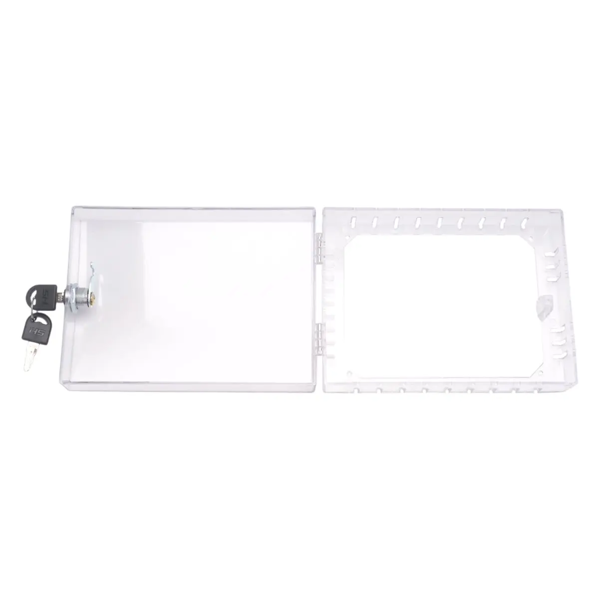 【POPULAR PICK】Large Thermostat Lock Box Cover with Key for , Clear Thermostat Cover Fits Thermostats 5H X 6inch W or Smaller