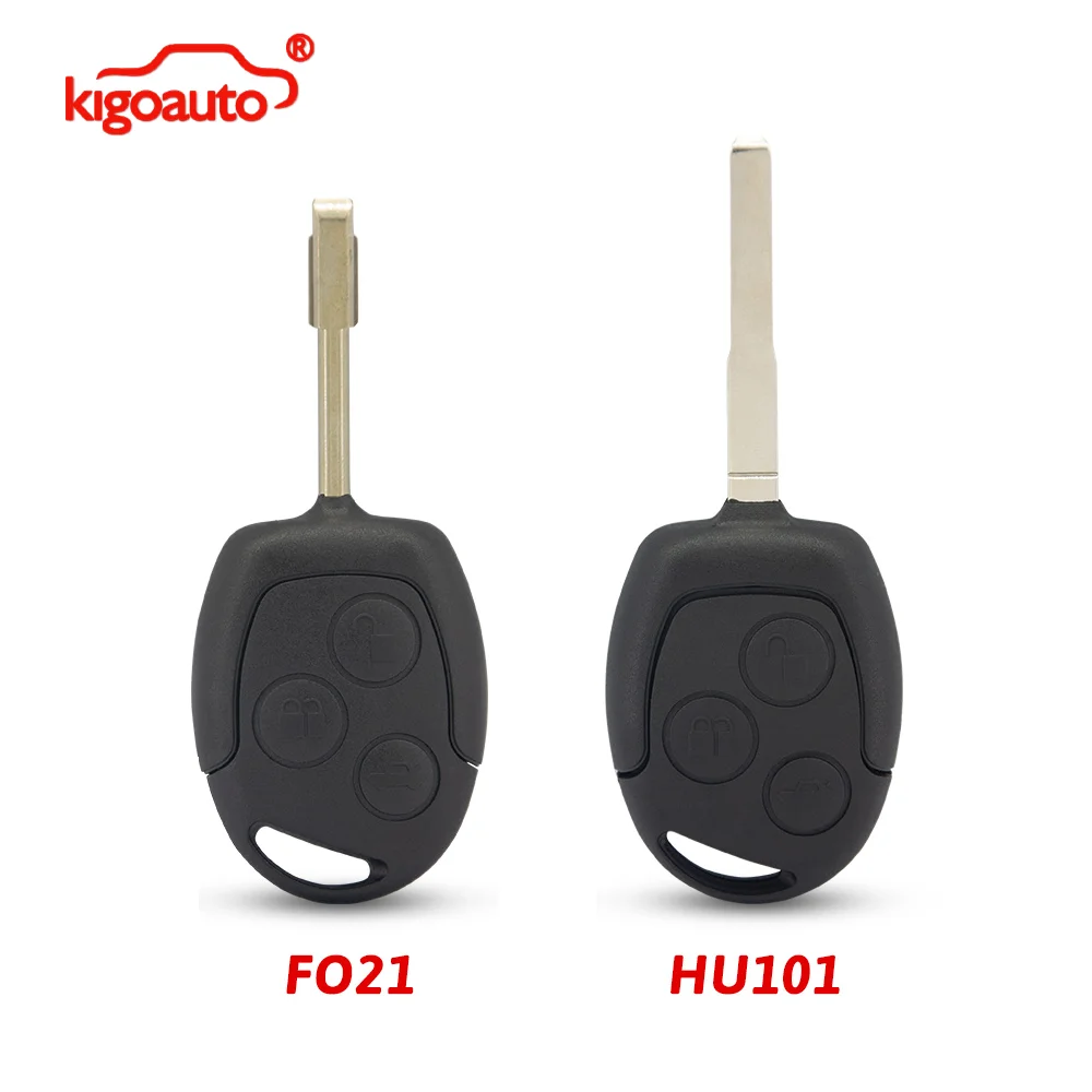 Kigoauto Remote Key Case Shell Blade 3 Button FO21 HU101 for Ford Focus Mondeo Fiesta Transit C-Max S-Max - view 3