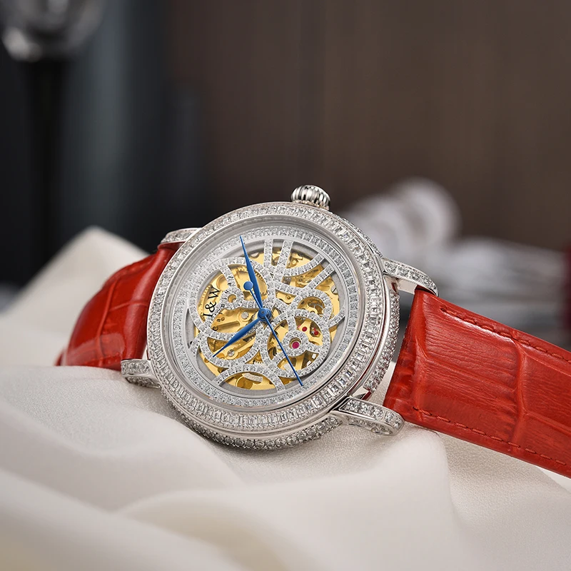 CARNIVAL Brand Luxury Dress Mechanical Watch for Woman Ladies Fashion Sapphire Automatic Movement Wristwatches Waterproof Reloj
