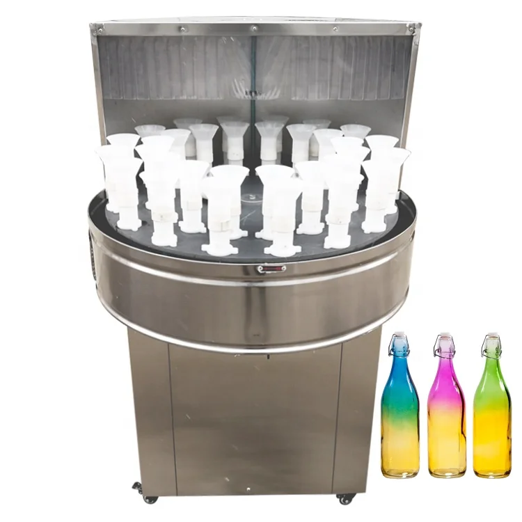 Convenient Operation Semi-automatic 32 Nozzle Glass Bottles Beer Bottle Washing Machines