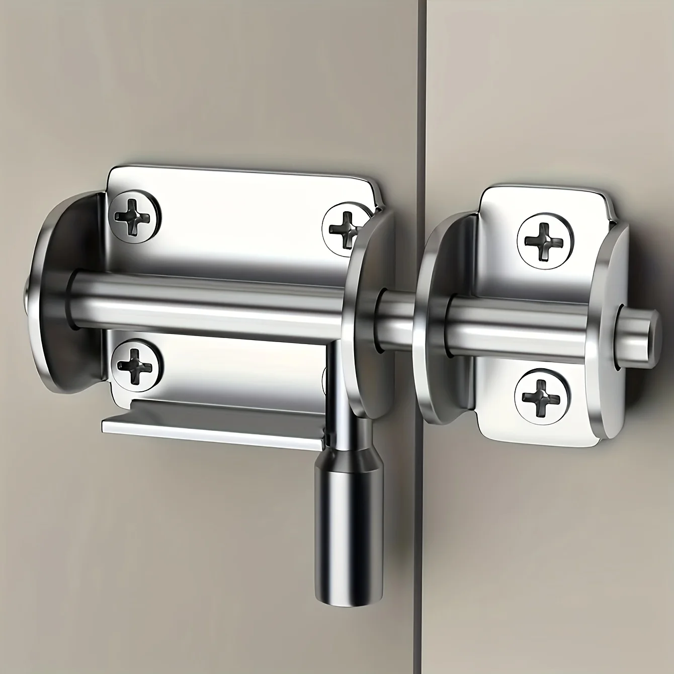 1 قطعة البراغي المنزلقة مزلاج قفل الباب الفولاذ المقاوم للصدأ مزلاج الأجهزة المنزلية بوابة نافذة سلامة المرحاض قفل الباب مكافحة سرقة الترباس