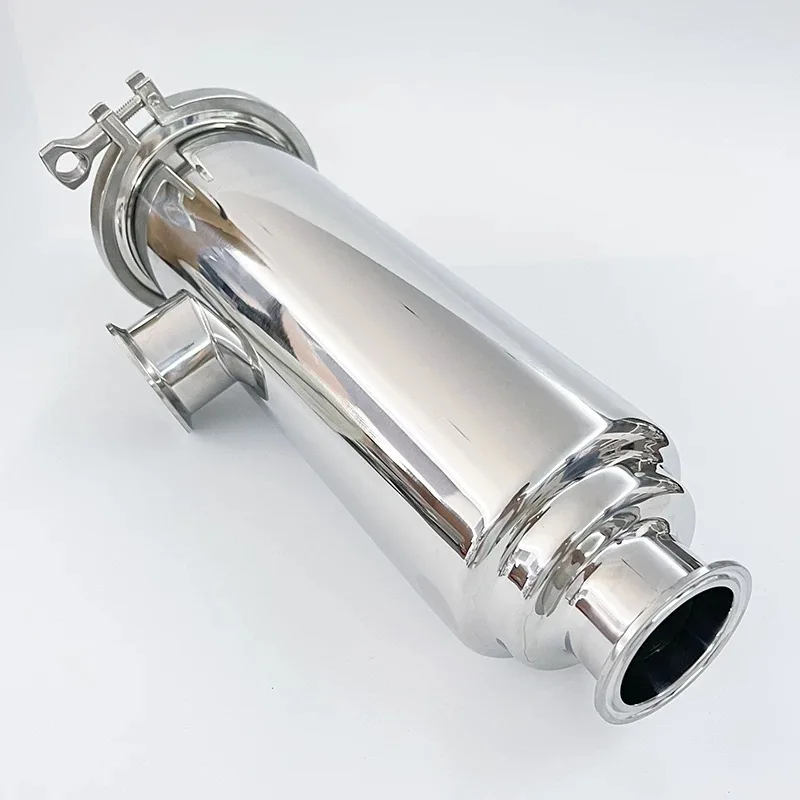 Tri C Pipeline Filter,Angle Filter L Type Strainer For Homebrewing Distillation,Separator For Phary And Beverage SS304