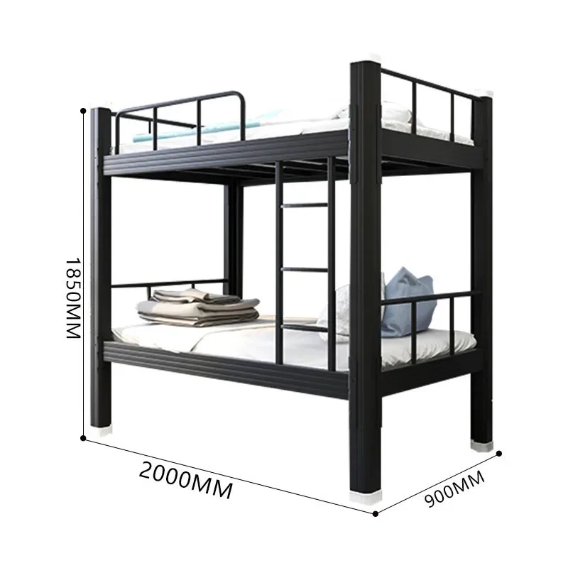 Górne i dolne łóżka, akademików dla pracowników, mieszkań, podwójne łóżka żelazne, górne i dolne łóżka