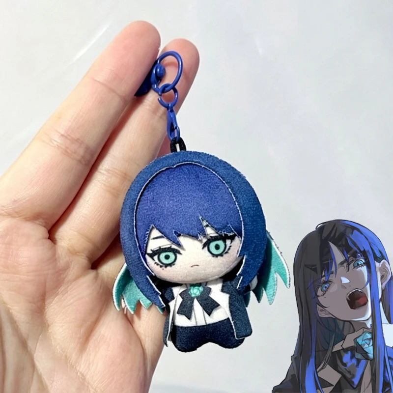Anime Ado Cosplay Keychain Q Version Cartoon Plush Cotton Doll Backpack Pendant Keyring Accessories Decoration
